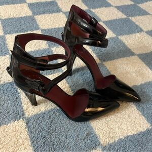 Marc By Marc Jacobs Black Patent Heels